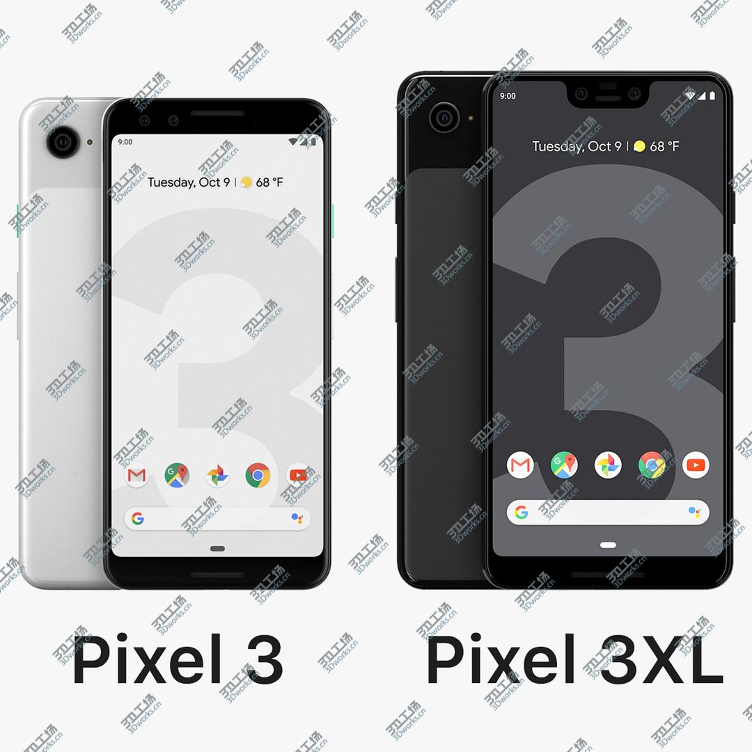 images/goods_img/202104094/Google Pixel 3XL and Pixel 3 3D model/1.jpg